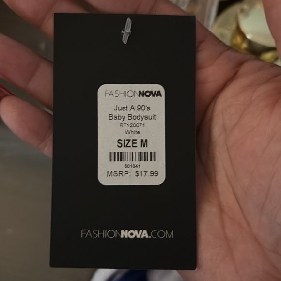 White bodysuit - Picture 4 of 4